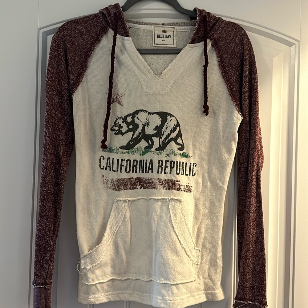 California Republic sweatshirt w/hoody